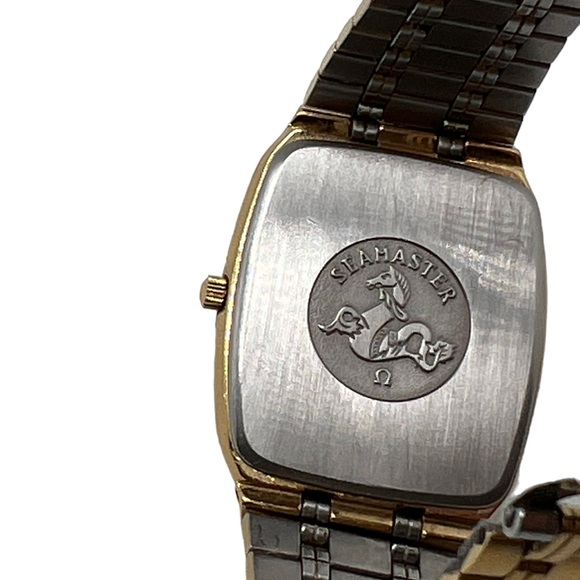 Vintage Omega Seamaster Date Gold Plated Quartz Watch - Picture 6 of 6